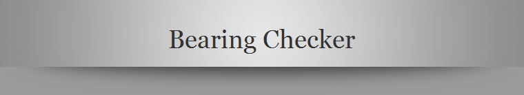 Bearing Checker