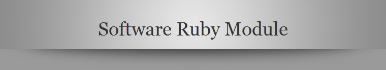 Software Ruby Module